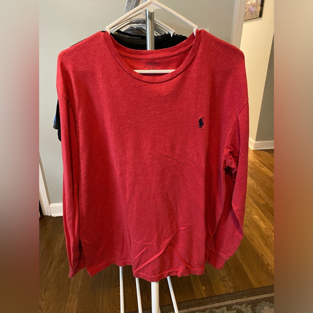 Long sleeve polo shirt